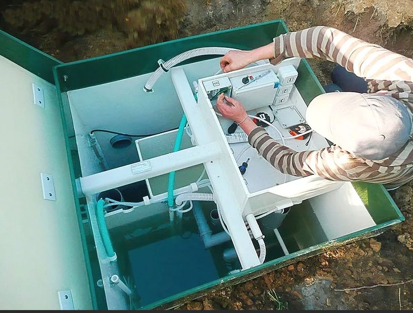 Пайка корпуса септикай в Сланцах